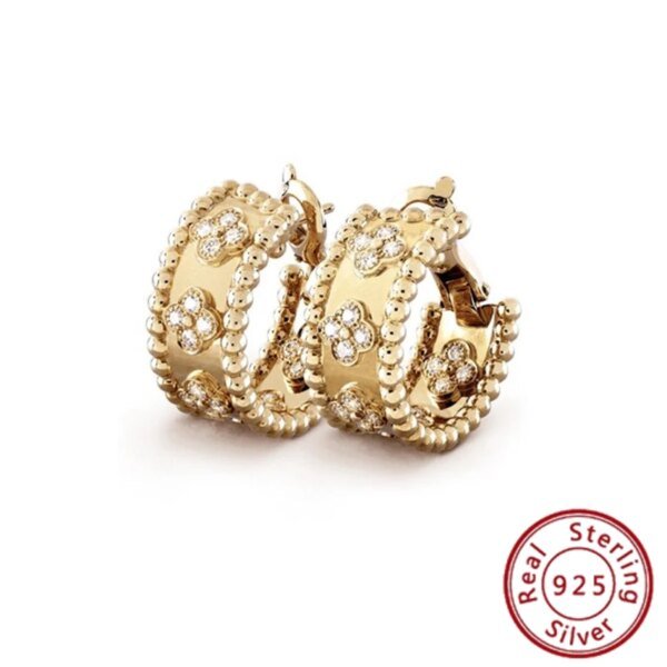 Upgrade Your Jewelry Game: S925 Silver Clover Earrings