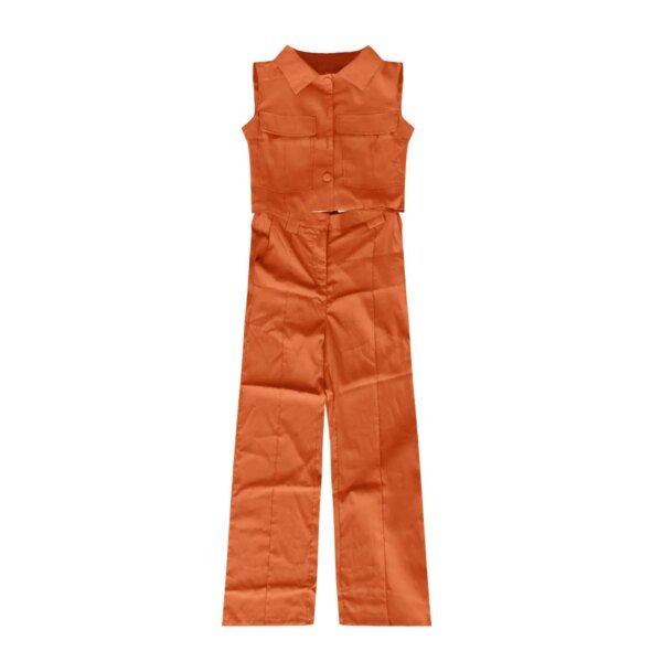 Two Piece Set Casual Suits Sleeveless Summer - Image 5