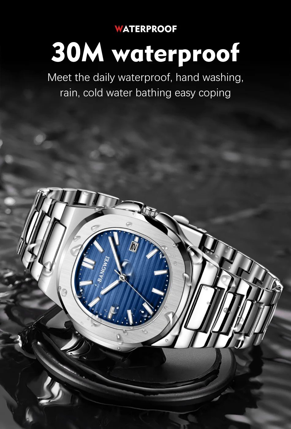 2024 New Luxury Men Quartz Watches 30M Waterproof Automatic Date Watch Man Stainless Steel Sport Chronograph Watch for Men Clock 2024 New Luxury Men Quartz Watches 30M Waterproof Automatic Date Watch Man Stainless Steel Sport Chronograph Watch for Men Clock