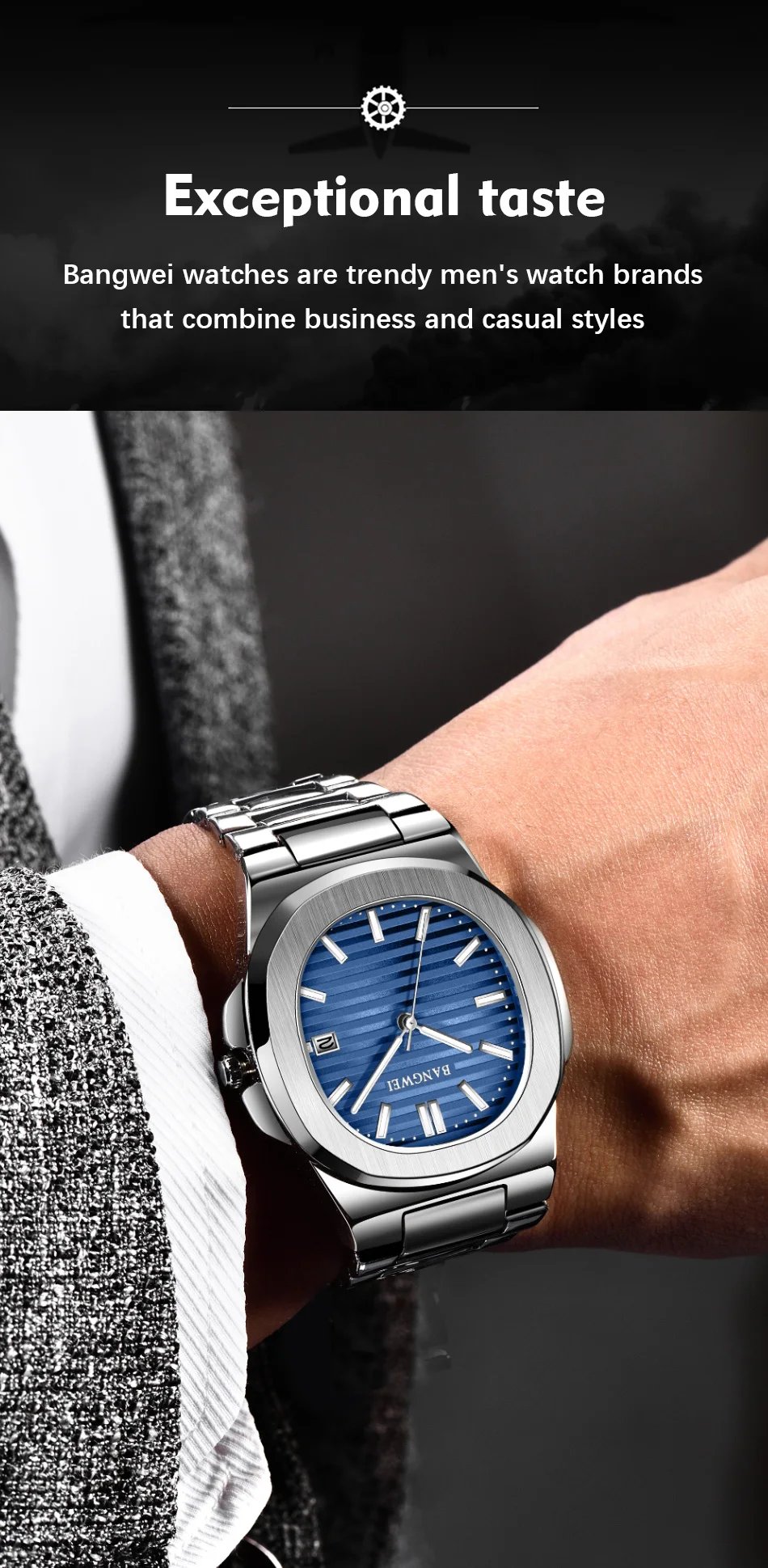 2024 New Luxury Men Quartz Watches 30M Waterproof Automatic Date Watch Man Stainless Steel Sport Chronograph Watch for Men Clock 2024 New Luxury Men Quartz Watches 30M Waterproof Automatic Date Watch Man Stainless Steel Sport Chronograph Watch for Men Clock