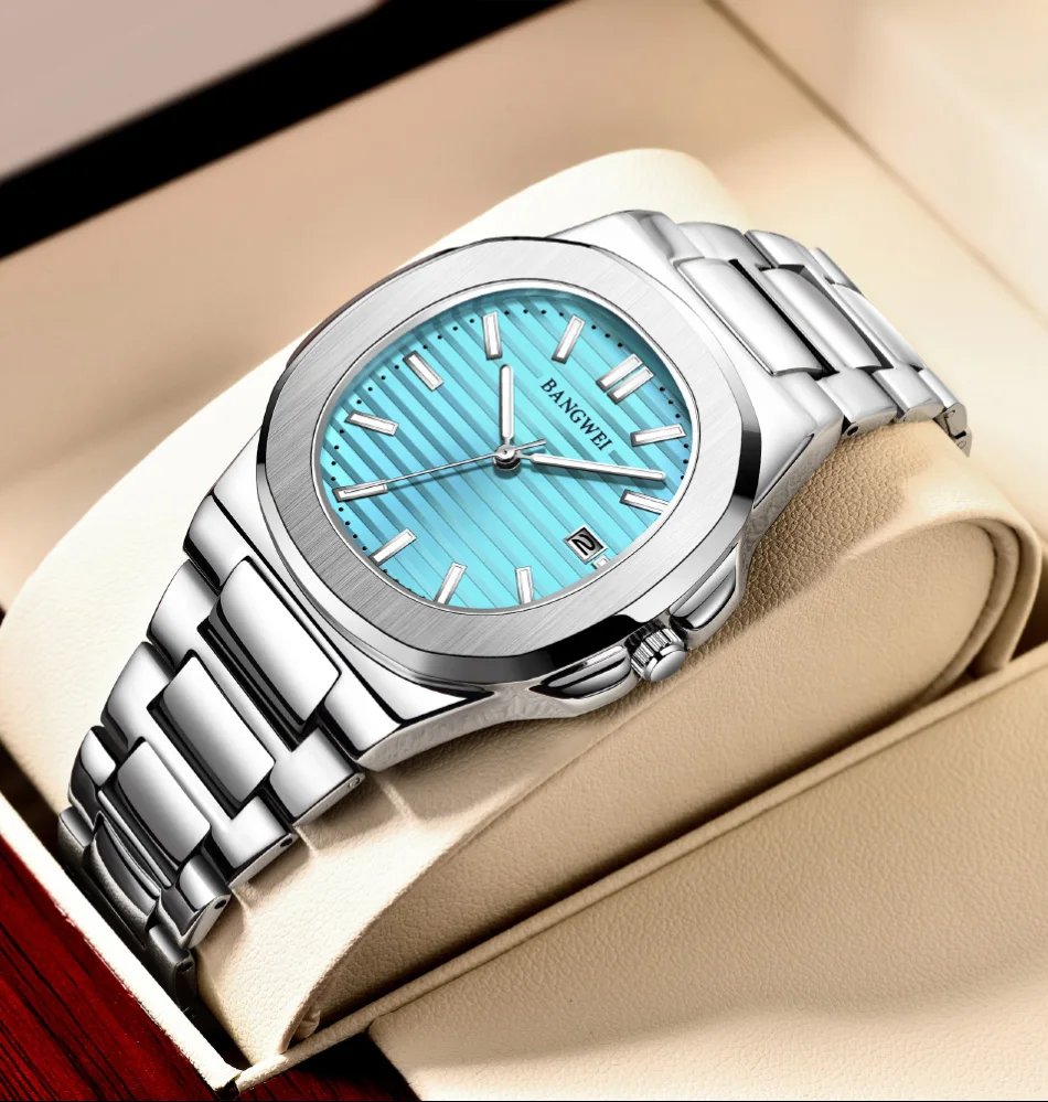 2024 New Luxury Men Quartz Watches 30M Waterproof Automatic Date Watch Man Stainless Steel Sport Chronograph Watch for Men Clock 2024 New Luxury Men Quartz Watches 30M Waterproof Automatic Date Watch Man Stainless Steel Sport Chronograph Watch for Men Clock