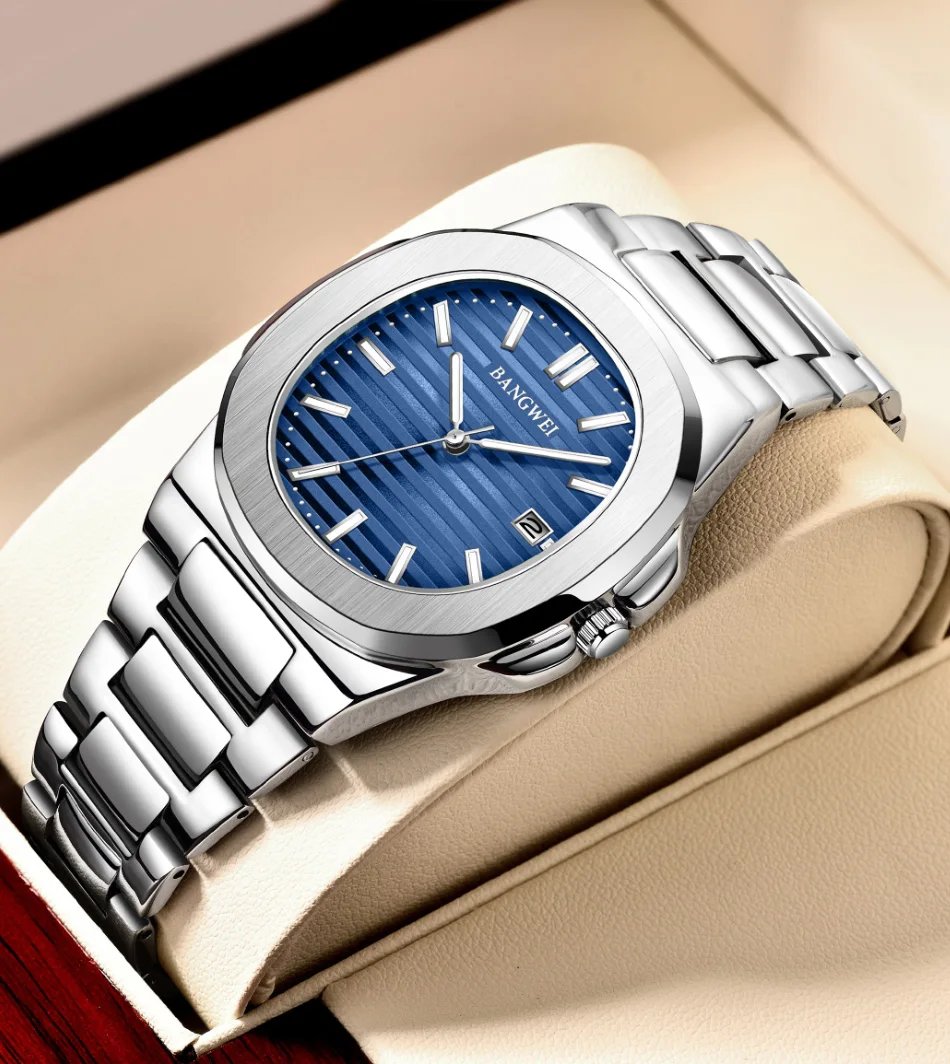 2024 New Luxury Men Quartz Watches 30M Waterproof Automatic Date Watch Man Stainless Steel Sport Chronograph Watch for Men Clock 2024 New Luxury Men Quartz Watches 30M Waterproof Automatic Date Watch Man Stainless Steel Sport Chronograph Watch for Men Clock