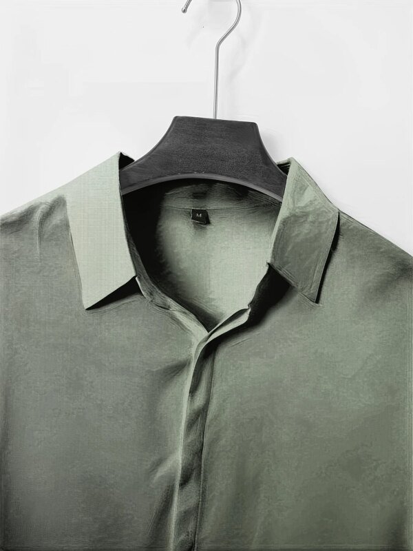 Men's Double Front Hemp Cardigan - Image 4