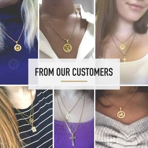 Necklacess 12 Horoscope Zodiac Sign Gold Color - Image 7